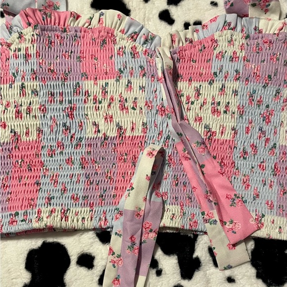 *SOLD OUT* Down Home Roots Patchwork Crop Top - Picture 5 of 9